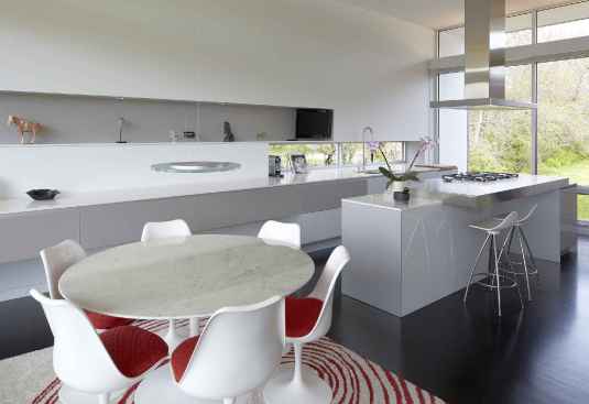 Riverview House Kitchen - Studio Dwell Architects / Wayne, Ill.