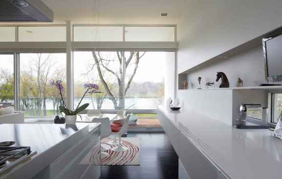 Riverview House Kitchen - Studio Dwell Architects / Wayne, Ill.