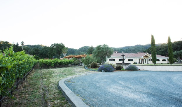 Photo by Dan Quinones, Jeriko Estate Resort & Winery is certified organic; its scenic 75 acres are best viewed from outdoor spaces shaded by redwood pergolas.