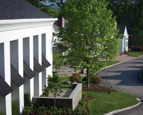 Although the development is geared toward active empty-nesters, several young families have bought houses in the development.