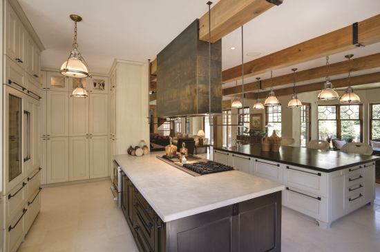 Aged steel hood. Project: Rosedale Kitchen, Bethesda, Md.; Designer/Fabricator: Raw Urth Designs, Bellevue, Colo.
