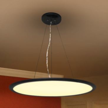 LED Fixtures Honorable Mention: LED Round Pendant by MaxLite