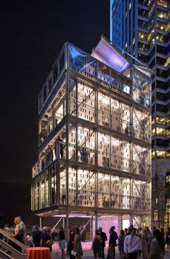 Most of the construction was completed in six days and the entire house was dissembled and re-used leaving virtually no trace once it was gone.