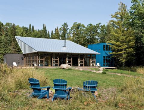 Smaller-than-average houses, such as this 1,600-square-foot cottage on Madeline Island, Wis., are growing more popular.