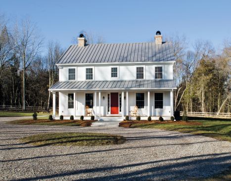 Who says modular can’t produce good traditional homes? Not New World Home, which created this one with tons of green and energy-efficient features. It has a HERS rating of 46.