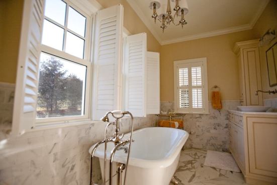 The master bathroom is bright and elegant.