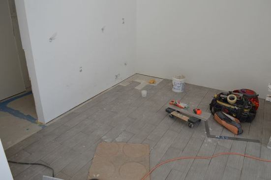 The home will feature tile flooring in many of the rooms.
