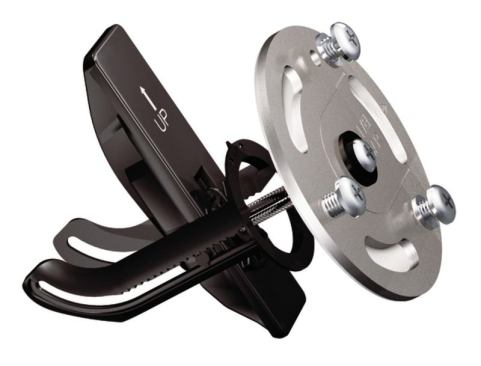 SecureMount Anchors. All Moen decorative grab bars can be installed with the Moen Home Care SecureMount Anchors. The D-shaped anchors allow for installation anywhere with or without a stud that will hold up to 1,500 pounds, according to the company. Moen. 
www.moen.com.
