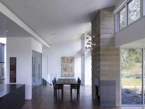 The dining area.