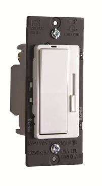 Compatible with all lamp types and simple to use, the Harmony Tru-Universal dimmer’s self-calibration feature solves the issues of flickering lamps and unsatisfactory light levels, says the manufacturer. The product also aims to extend lamp life and create energy savings for the user. A green LED assists with calibration. www.legrand.us.