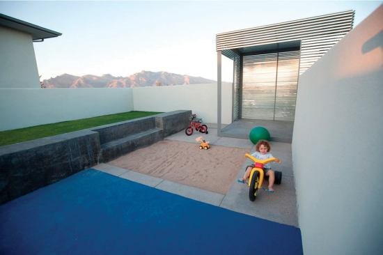 2010 CHDA  Grand Award / Outdoor Spaces  Play Yard at the Winter Residence, Tucson, Ariz.  Project Credits  Entrant/Architect/Landscape designer:Ibarra Rosano Design Architects, Tucson, Ariz.  Builder:Repp Design + Construction, Tucson  Structural engineer: Harris Engineering Services, Tucson  Living space: 1,676 square feet (play yard only)  Site: 3 acres  Construction cost: $24 per square foot  Photographer: Chris Richards