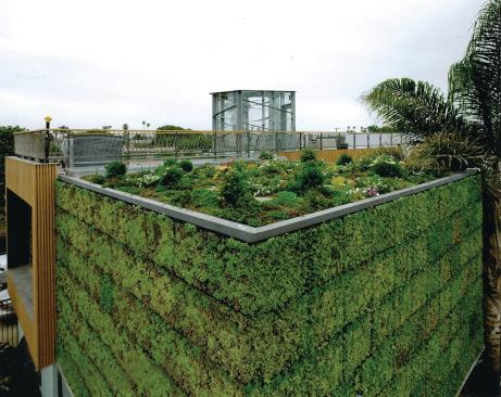 Wall Flowers Consisting of modular planted panels, the EasyGreen Living Wall System creates a living wall inside or outside the home. The recyclable panels feature angled cells that hold soil and plants in place while creating maximum green surface area. The 4-inch-deep panels can be mounted directly to a wall surface or on a standalone frame. ELT. 866-306- 7773. 
www.eltlivingwalls.com.