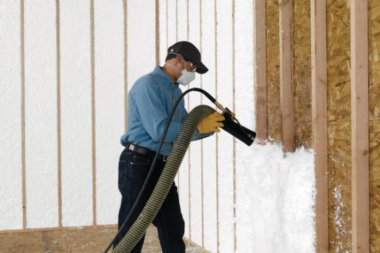 Blow-in Insulation  Depending on your area of the country and the quality of installation, batt insulation is probably adequate. But that’s assuming it’s installed properly. Blown-in insulation, on the other hand, gives you a better fit, better coverage, and a better seal—and is hard to install incorrectly. It also can be installed more effectively around junction boxes and wires. 
www.specjm.com.