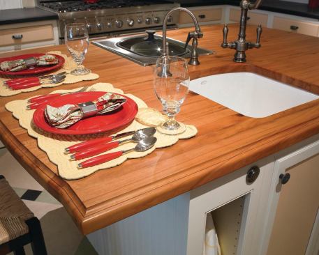 Old Timers

Reclaimed Heritage countertops are crafted with wood from old barns, factories, warehouses, textile mills, and other commercial buildings. The line includes heart pine, beech, chestnut, cypress, white oak, red oak, and red gum. 512.263.7625. Artisan Group. www.artisan-counters.com.