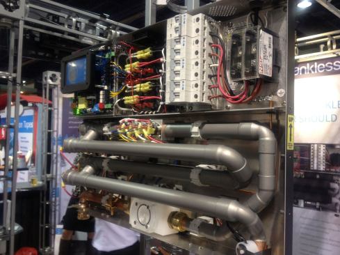The heat exchanger—actually four copper heat exchangers with ceramic insulation—comes with a lifetime limited warranty.