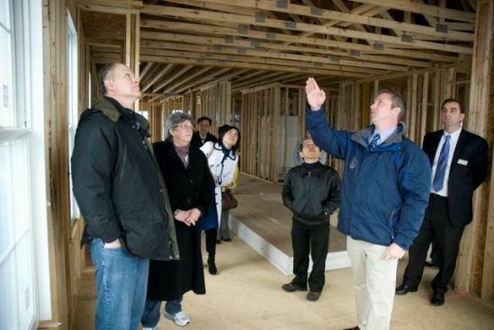 Home shoppers also get an education about the builders construction practices.