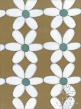 Daisies shown in Aalto, Serpentine, and Moonstone.