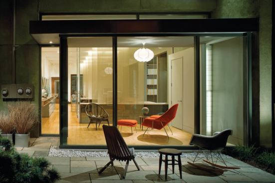 Working with two architectural firms firms, Goldberg General Contracting converted the building for use as a graphic design office and apartment while preserving its iconic facade.