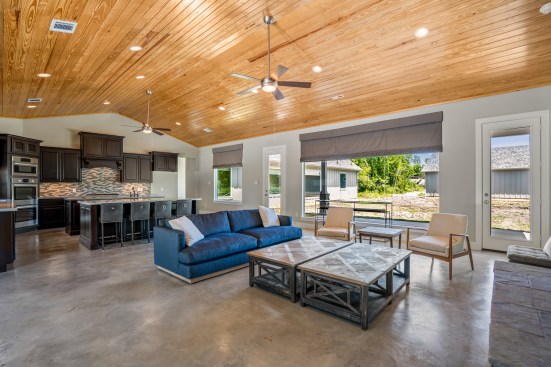 Living Room & Kitchen Open Concept