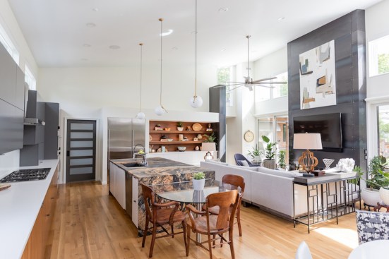 Kitchen/Dining/Living Space -- the heart of the house.