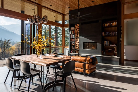 Edelweiss House, living + dining