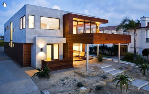 LEED platinum certified, this San Diego remodel gets a touch of warmth from grade A red cedar siding. Location: Encinitas, Calif.; Architect: Smyer Architecture