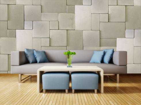 Forget drywall. The manufacturer’s Roman Cladding is a concrete wall tile system for a dramatic conversation piece in any house. Available in five modern-style colors, the product has a random repeating pattern that goes together like a puzzle. It can be used for indoor or outdoor applications. www.artobrick.com.