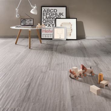 Soleras by the ABK Group is a collection of porcelain tiles inspired by the wooden staves from barrels used for aging wines and spirits such as sherry, madeira, and brandy. The tiles are available in six colors and two plank sizes—5 inches by 31.5 inches and 8 inches by 31.5 inches. www.abk.it/en.