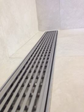 These linear drains use architectural grade 100 percent stainless steel and feature channel drains in patterned grates that also are available in a sleek mirror polish finish. The drains come in four standard lengths—30 inch, 36 inch, 48 inch, and 60 inch—and are universally designed to fit standard 2-inch floor drains. www.lineardrains.com.