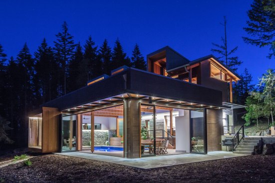 Pool House Exterior 