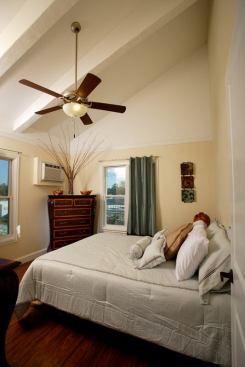 The home offers a flexible plan that accommodates different bedroom and bath configurations.