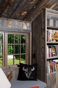 Close-up of window bump-out.