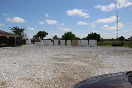 A collection of Twister Safe units ready to be shipped at the Twister Safe assembly faciility south of Joplin. All units are built to pre-order specifications.