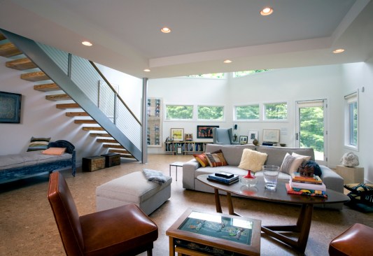 Lower level family room