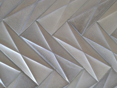 Ann Sacks.&nbsp;Handcrafted in Portland, this Modern stoneware tile is designed to enhance vertical surfaces with crisp geometry and artisan glazes.