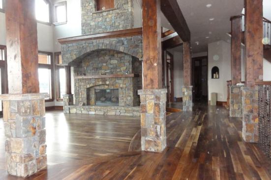 2011 Masonry Construction Fireplaces Winner and Readers’ Choice Award Rudd Residence Fireplace, Tomah, Wisc. Architect/Designer: Daniel Peltier, Design Masonry; Masonry Contractor: Daniel Peltier, Design Masonry; Masonry Supplier: Tony Kavanagh, Glacier Stone Supply. Project description form the entry: The design takes into consideration the size of the room, the arches throughout the house, and the owners’ request for a fireplace that was not like other fireplaces. The stone was chosen to compliment the knotty walnut floor, the alder wood trim, and the view of the cranberry marshes that the room overlooks.