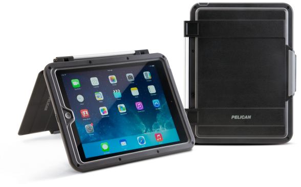 ProGear Vault for iPad Air has an elastomeric copolymer rubber interior that absorbs impact.