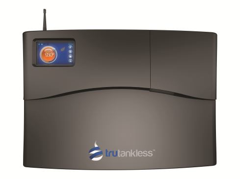 Trutankless Trutankless from the Bollente Cos. claims its electric tankless technology eliminates issues with scaling and mineral build-up. The heat exchanger—actually four copper heat exchangers with ceramic insulation—comes with a lifetime limited warranty. The units are Wi-Fi compatible and have self-aware features that can detect leaks, automate service calls, and communicate directly with the installer. 
www.trutankless.com