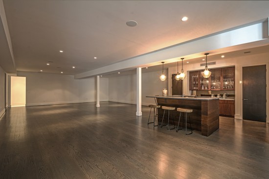 Bar and recreational space.