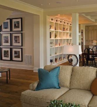 Who would guess it's a modular dwelling by Haven Custom Homes that arrived on site 80 percent complete? In fact, all of the home's electrical, plumbing, HVAC mechanicals, stair systems, kitchen and bath finishes, flooring, siding, and roofing materials were pre-installed at the factory.