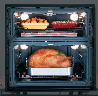 Functional and fashionable, double ovens are hot.