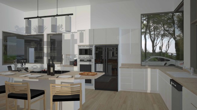 kitchen view 3