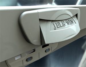 Magnet lock technology-a one-touch automatic lock-now comes standard on all of the company's premium vinyl slider and single-hung windows. MAG-Lock allows homeowners to use one fi nger or the side of a hand to operate and lock the windows. The magnet is fully concealed in the window profi le and will maintain its holding force even after 36,000 openings and closings, the company notes. Jeld-Wen. 800-877-9482. www.jeld-wen.com.