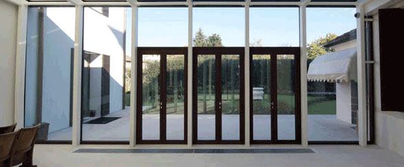 Steel windows and doors are the ultimate architectural spec, allowing thin profiles and design versatility. These by Brombal offer thermally broken frames for good energy performance. 
www.brombalusa.com.