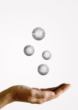 Aeroball, by Polish student Jan Ankiersztajn, is a revolutionary way to improve the spaces in which we live. In tiny bubbles that float and hover, the Aeroball cleans and filters the air while hovering in place.