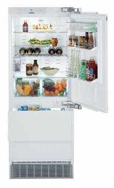 North America The HC 1540 is a 30-inch, fully integrated refrigerator and freezer unit that allows you to create a seamless design in the kitchen. It has double freezer drawers mounted on smooth telescopic rails and offers more than 4 cubic feet of storage space. 
www.liebherr-appliances.com.