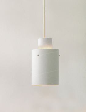 Willing Corelamp is made from post-consumer materials that are also 100% recyclable at the end of the product’s life. The fixture is lined with gold foil and features aluminum fittings. 
www.richbrilliantwilling.com.