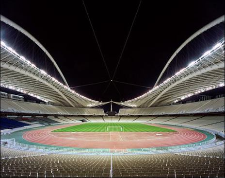 Athens Olympic Sports Complex for the 2004 Olympics, by Santiago Calatrava.