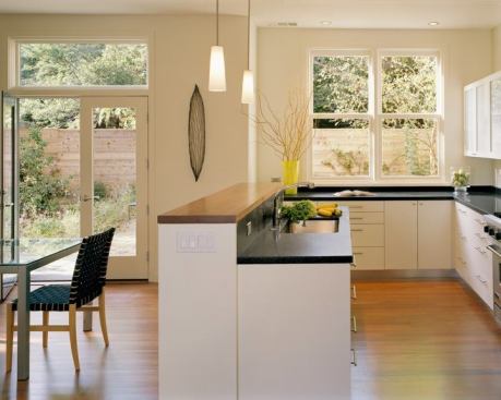Despite the large doors and abundant windows, each unit offers privacy.