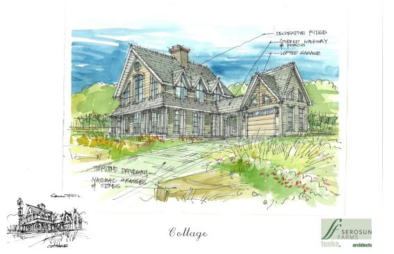 A concept of one of the cottages in Serosun.